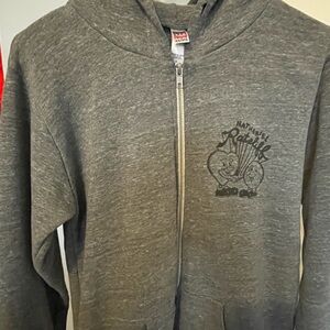 Nathaniel Ratcliff Gray Zip-Up Hoodie